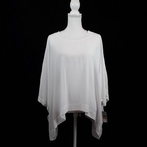 DKNY off white Top Blouse